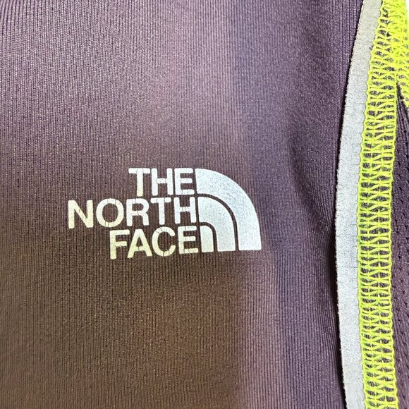 The North Face VaporWick Capri Leggings S Plum EUC Zip Pocket - Picture 8 of 13